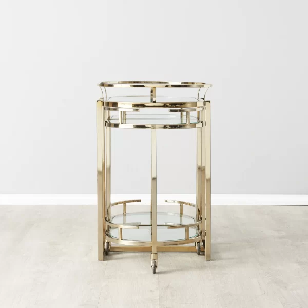 Declan Gold Bar Cart1