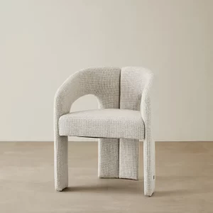 Delaney II Beige Velvet Dining Chair