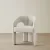 Delaney II Dove Grey Woven Fabric Dining Chair