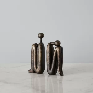 Desolation Bronze Resin Bookend