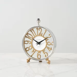 Edmund Gold Table Clock