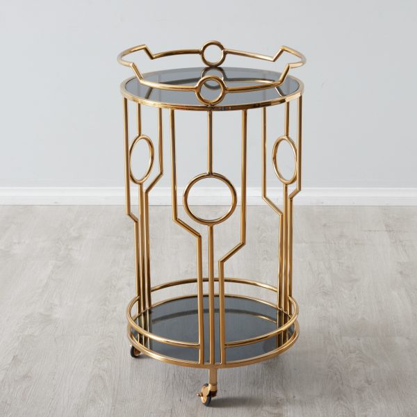 Gilly Gold Bar Cart