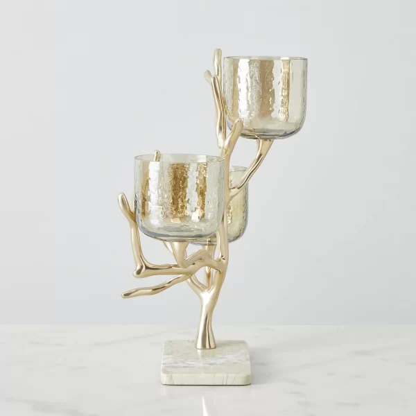 Gold Branch Candle Holder2