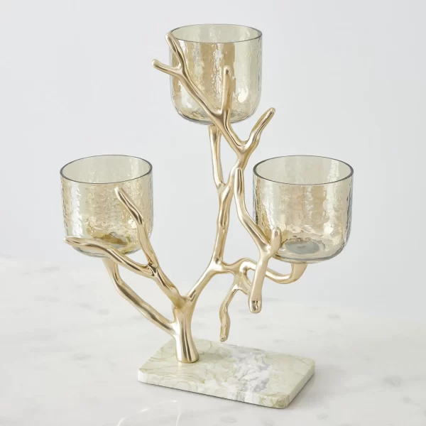 Gold Branch Candle Holder2