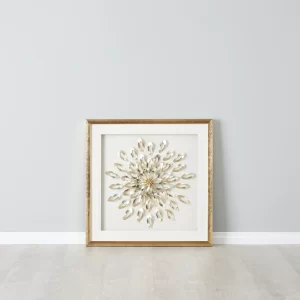 Gold Flower Shadow Box