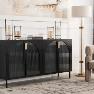 Hannah Black Metal Sideboard