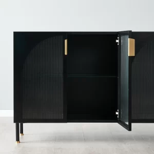 Hannah Black Metal Sideboard