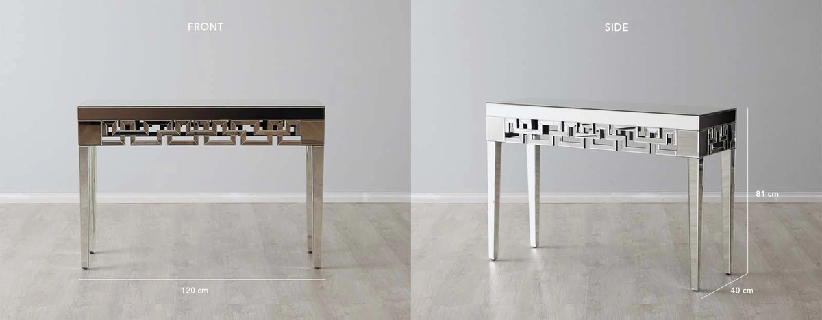 Hellenic  Mirrored Console Table