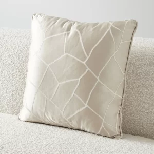 Hyacinth Cream Pattern Cushion