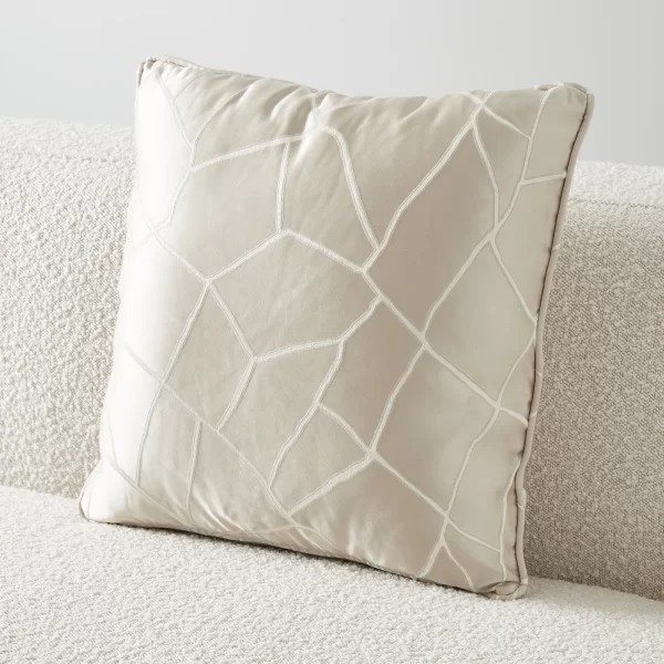 Hyacinth Cream Pattern Cushion