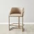 Laura Sand Beige Vegan Leather 67cm Counter Stool