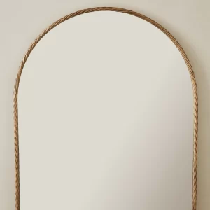 Millaray II Antique Gold Arch Mirror 180 cm