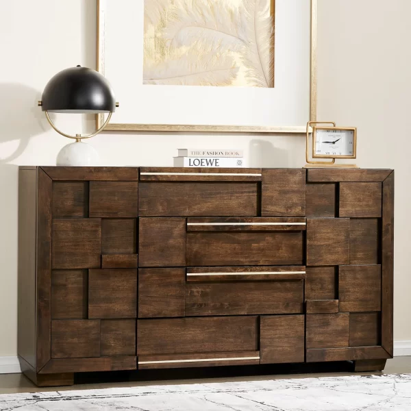 Montana Deep Brown Wooden Dresser2