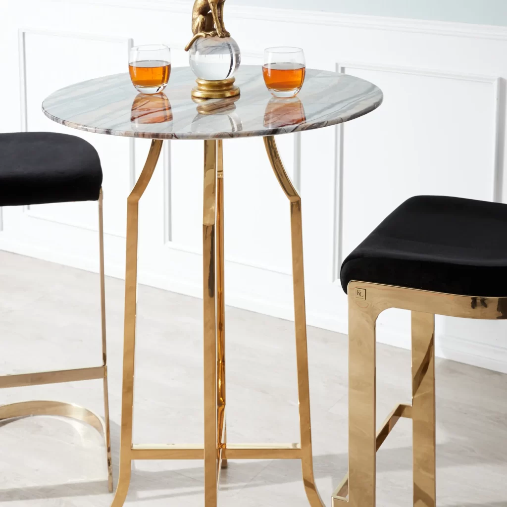 Odessa Marble Bar Table2