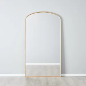 Olsen Gold Arched Floor Mirror