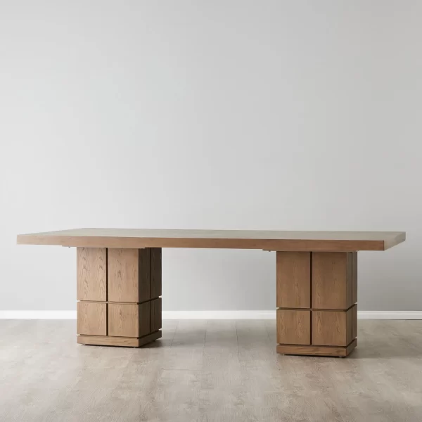 Portofino II Brown Wooden Dining Table1