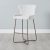 Quinn Cream Boucle Bar Stool - Brass Colour Legs