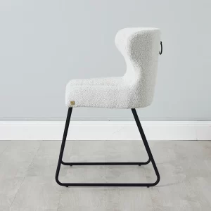 Quinn Cream Boucle Dining Chair1