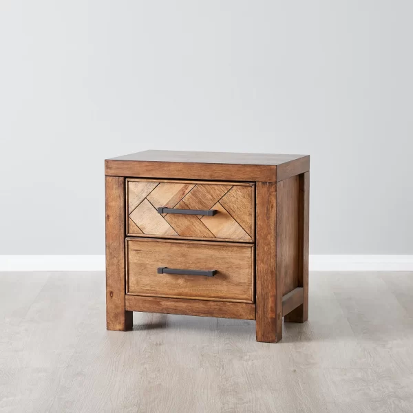 Regina Wooden Veneer Bedside Table1