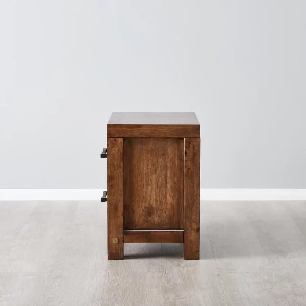 Regina Wooden Veneer Bedside Table