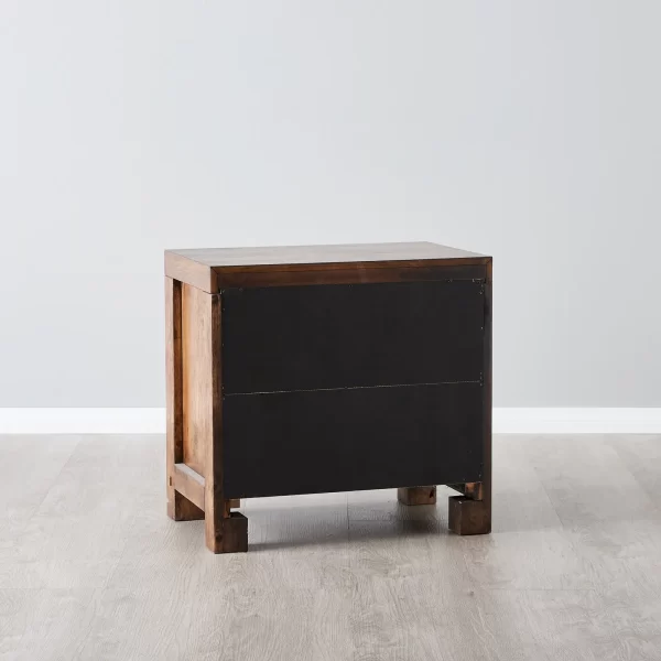 Regina Wooden Veneer Bedside Table