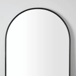 Ronson Black Arched Floor Mirror