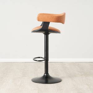 Ryker Vintage Tan Vegan Leather Bar Stool