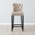 Saxon Brown Vegan Leather Bar Stool