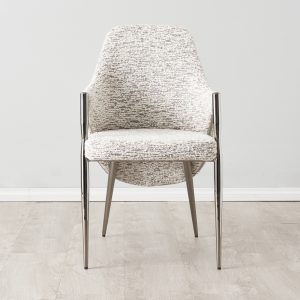 Selma Granite Boucle Dining Chair1