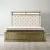 Solitude Brushed Antique Gold Queen Bed