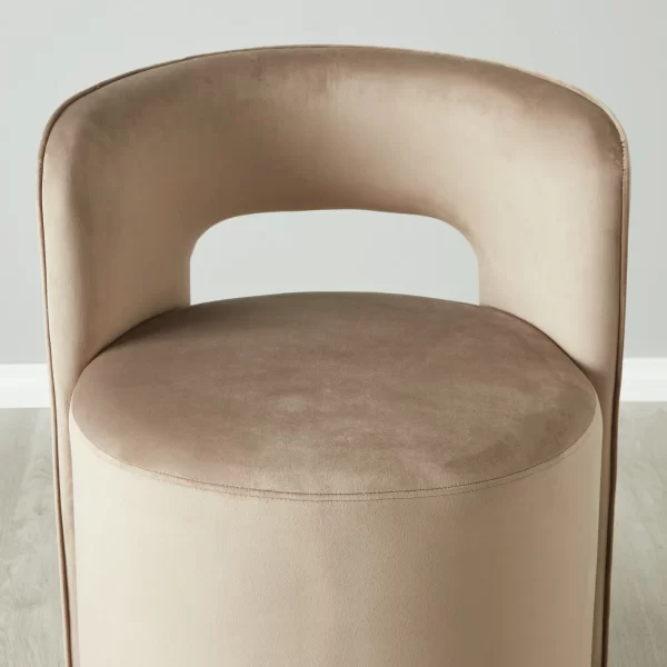 Sutton Charcoal Velvet Dining Chair