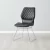 Theo Black Vegan Leather Dining Chair