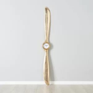 Time Keeper Matte Antique Brass Wall Clock