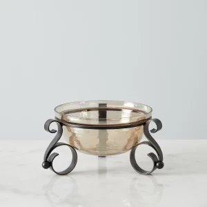 Tobin Gilded Dark Bronze Deep Bowl Decorative