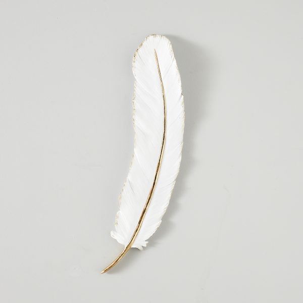 White Feather Wall Art