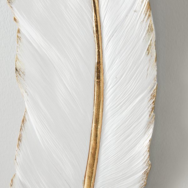 White Feather Wall Art